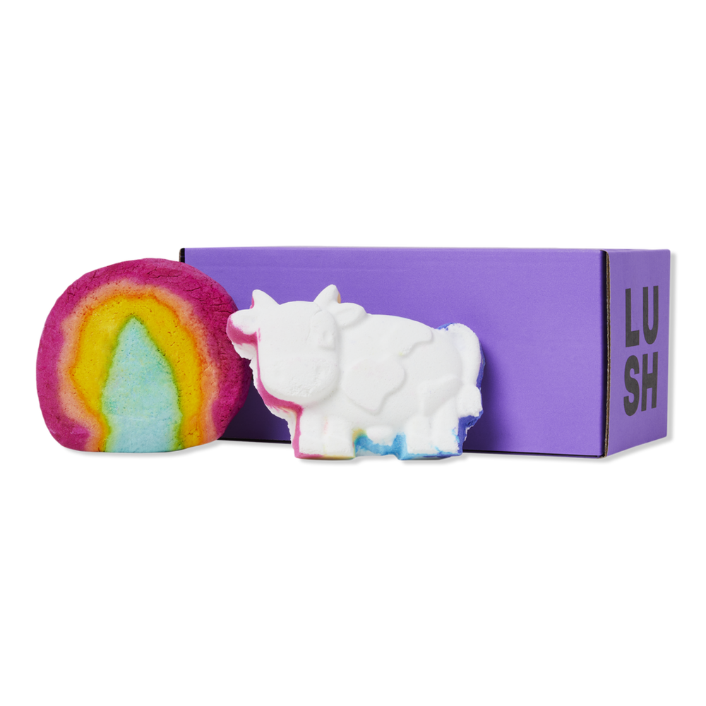 Lush The Cow Jumped Over The Rainbow Bathing Duo