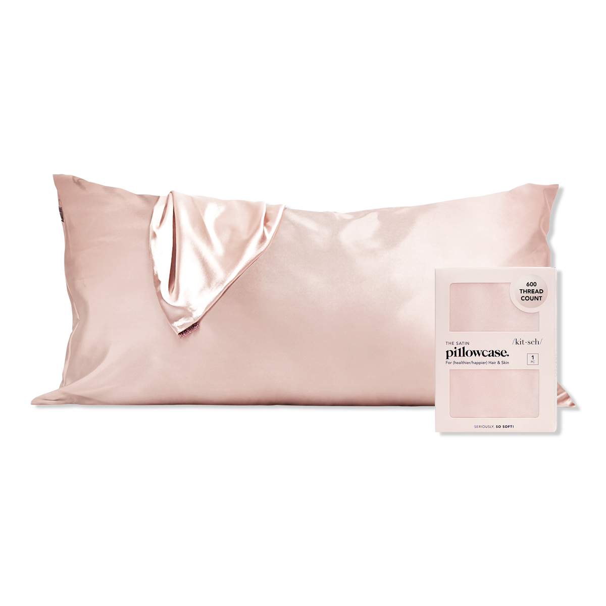 Kitsch Blush Satin King Pillowcase Ulta Beauty
