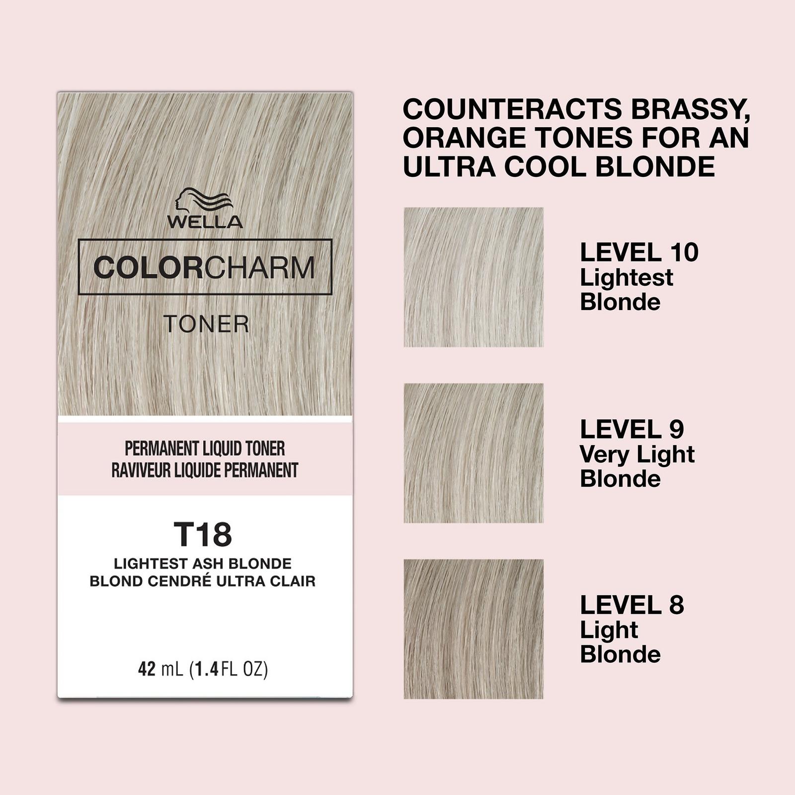 Colorcharm Permanent Liquid Hair Toner T18