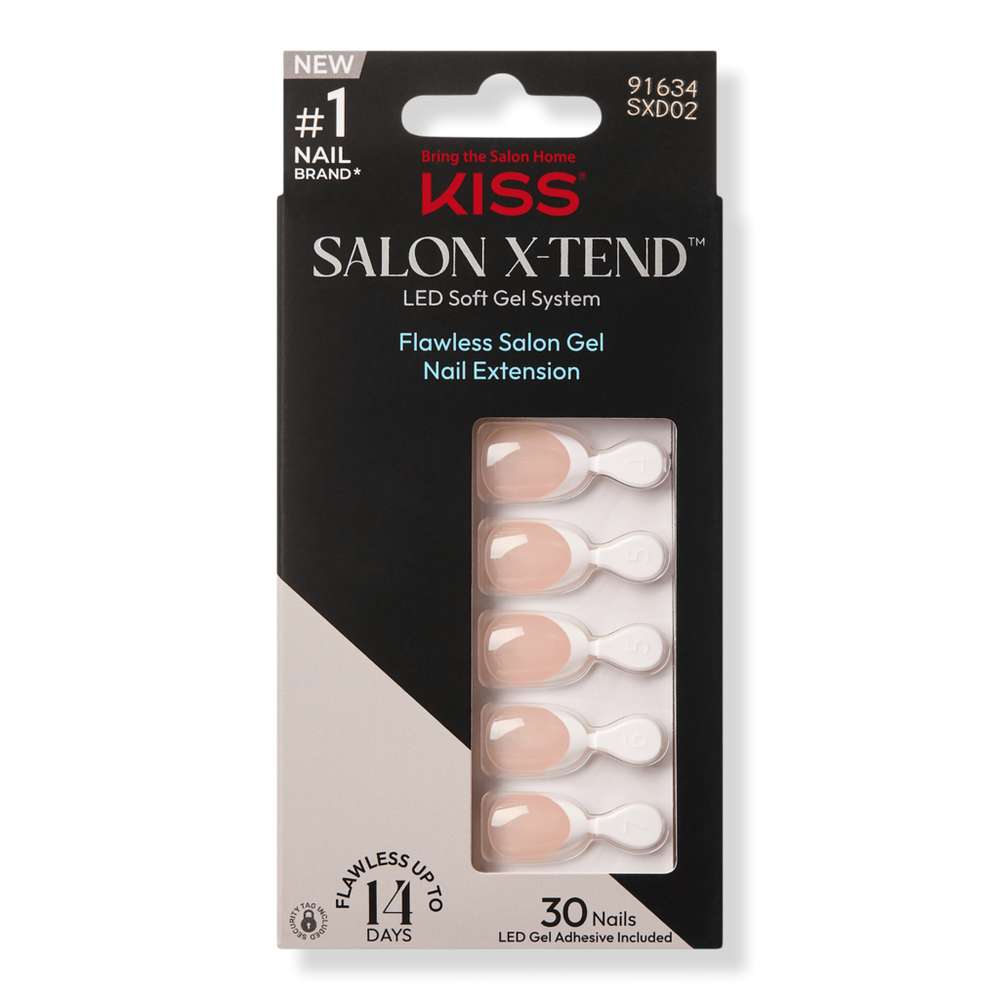 Kiss Salon X-tend Led Soft Gel System Design Nails - Nonsense