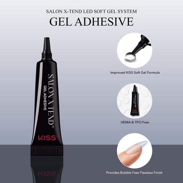 Kiss Salon X-tend LED Soft Gel System Design Nails #7