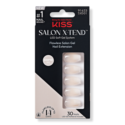 Kiss Salon X-tend LED Soft Gel System Design Nails