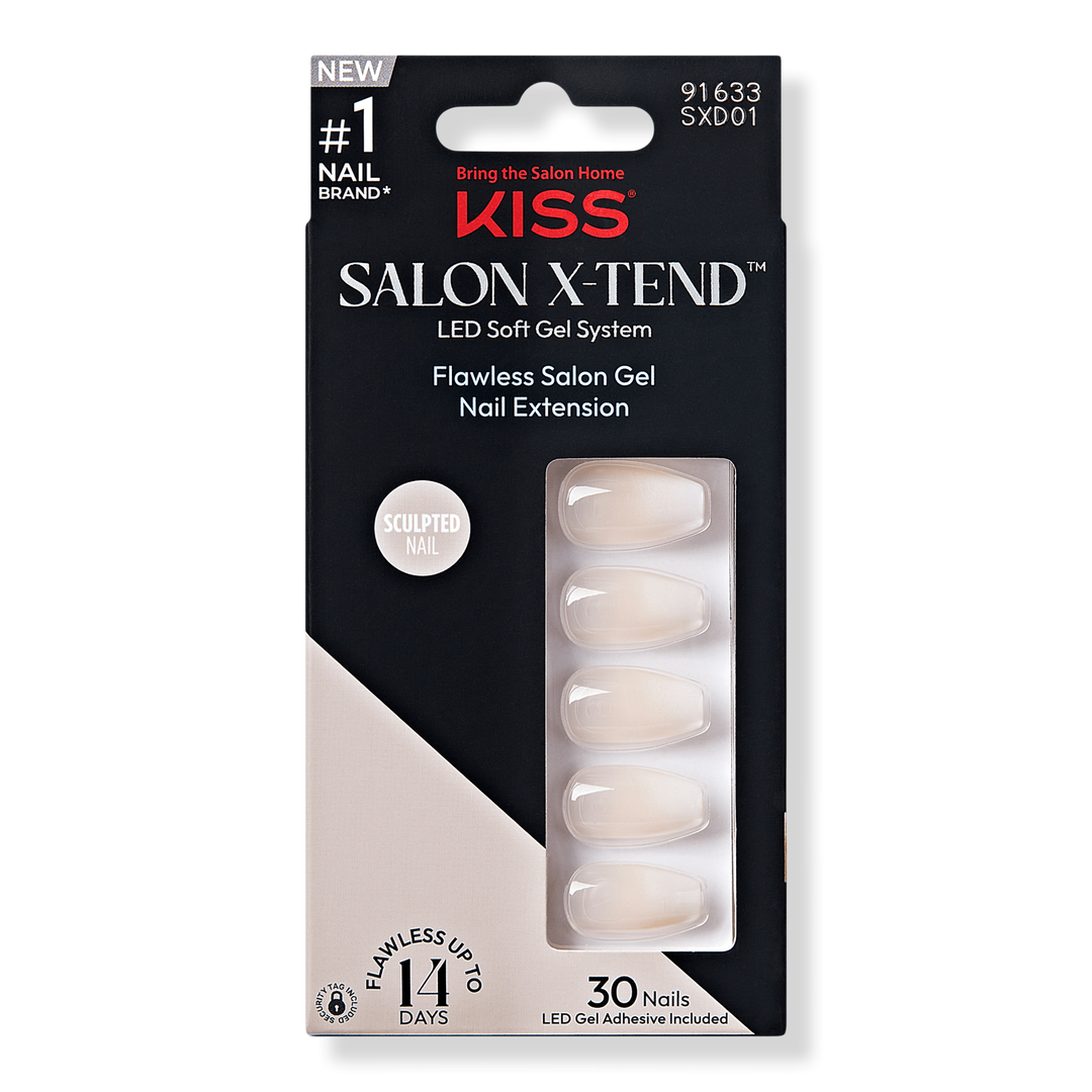 Kiss Salon X-tend LED Soft Gel System Design Nails #1