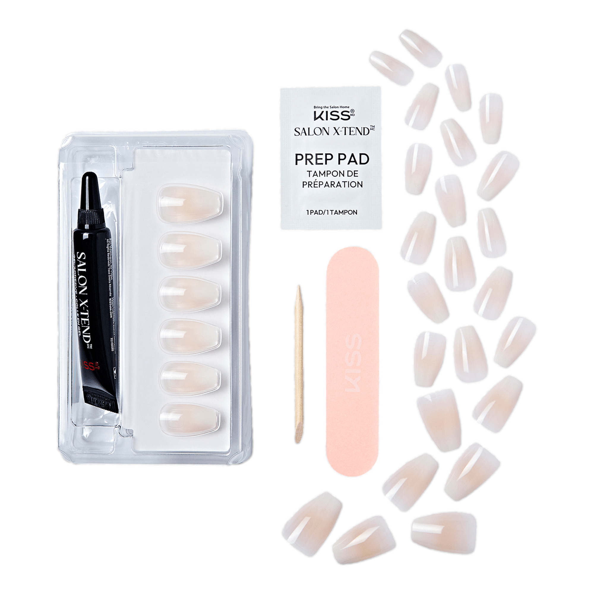 KISS Salon X-tend LED Soft Gel System Nails - Thumbnail 4