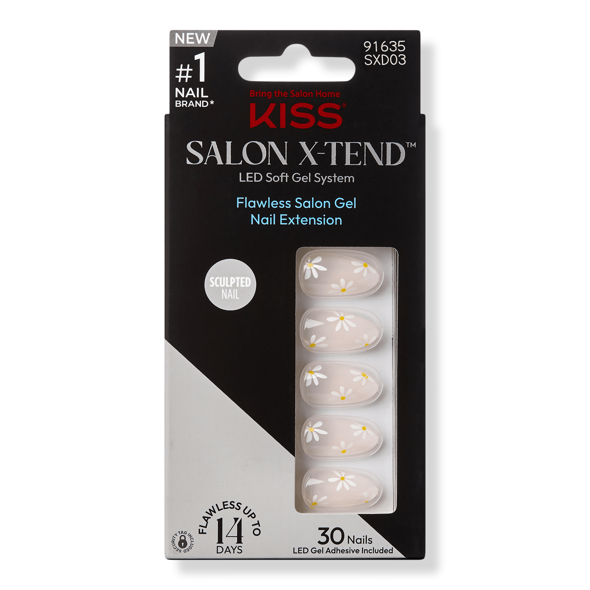 Kiss Salon X-tend LED Soft Gel System Design Nails #1