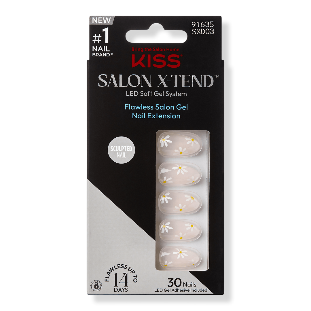 Kiss Salon X-tend LED Soft Gel System Design Nails #1