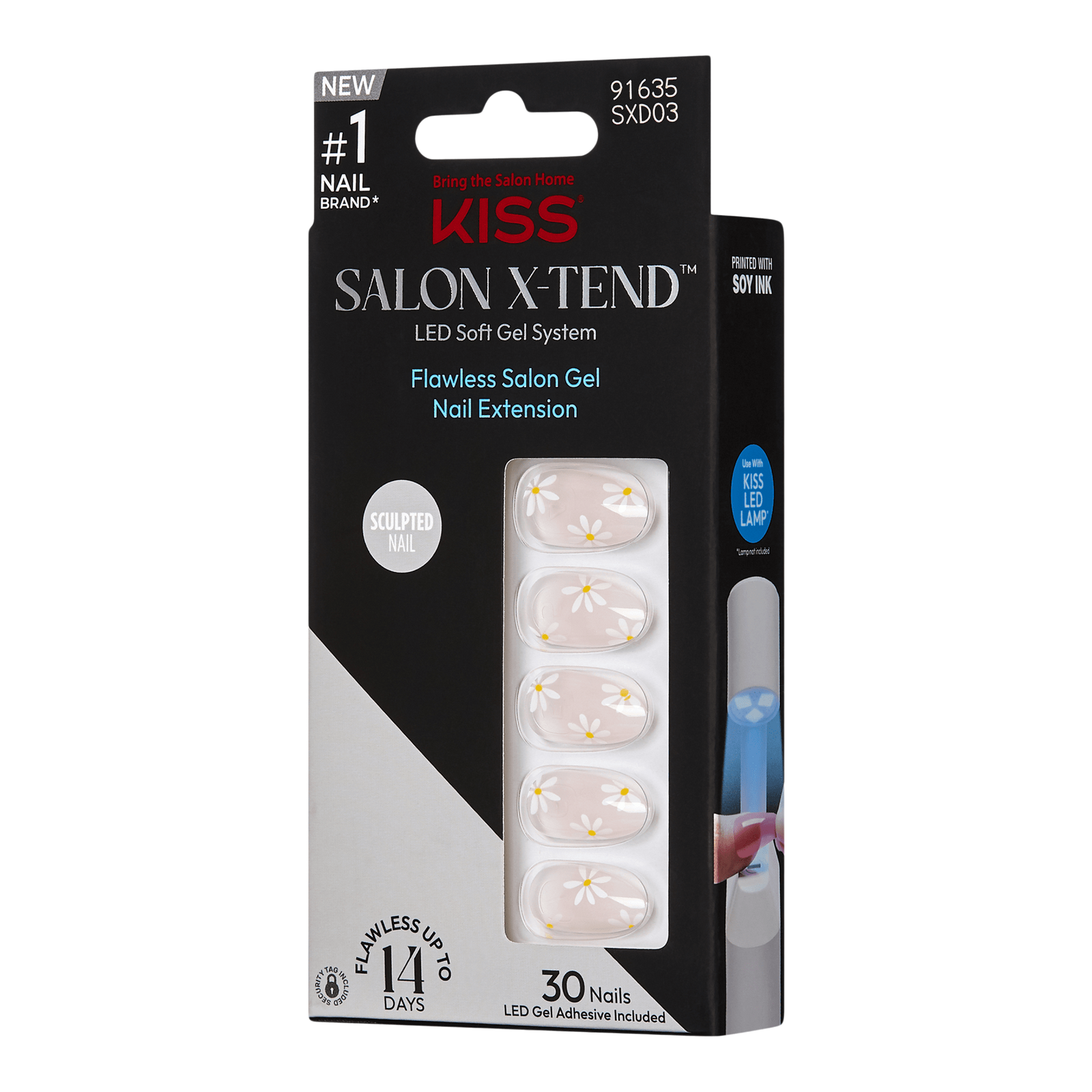 Salon X-tend LED Soft Gel System Design Nails