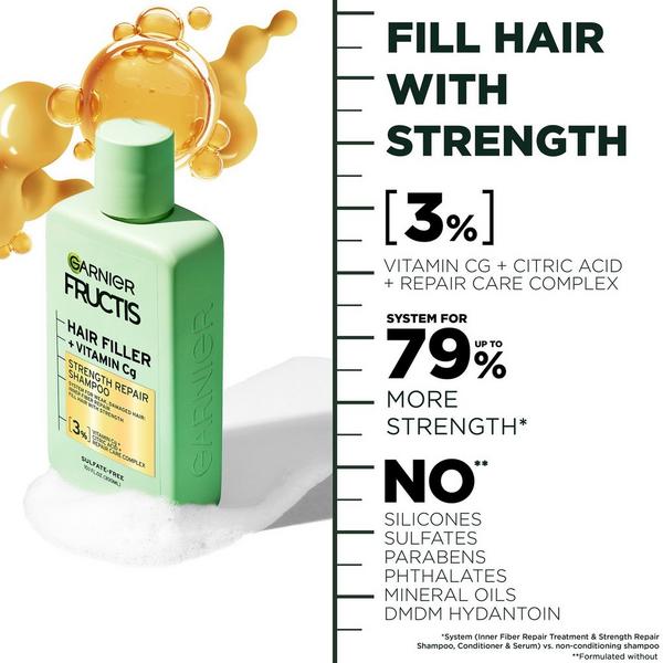 Garnier Fructis Hair Filler Strength Repair Shampoo #2