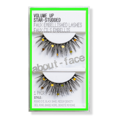 about-face Volume Up Faux Embellished Lashes - Star-Studded