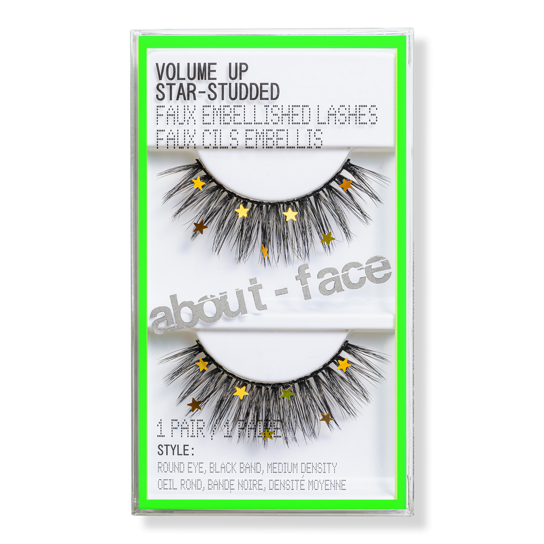 about-face Volume Up Faux Embellished Lashes - Star-Studded #1