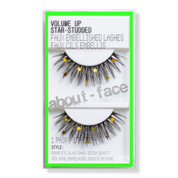 about-face Volume Up Faux Embellished Lashes - Star-Studded