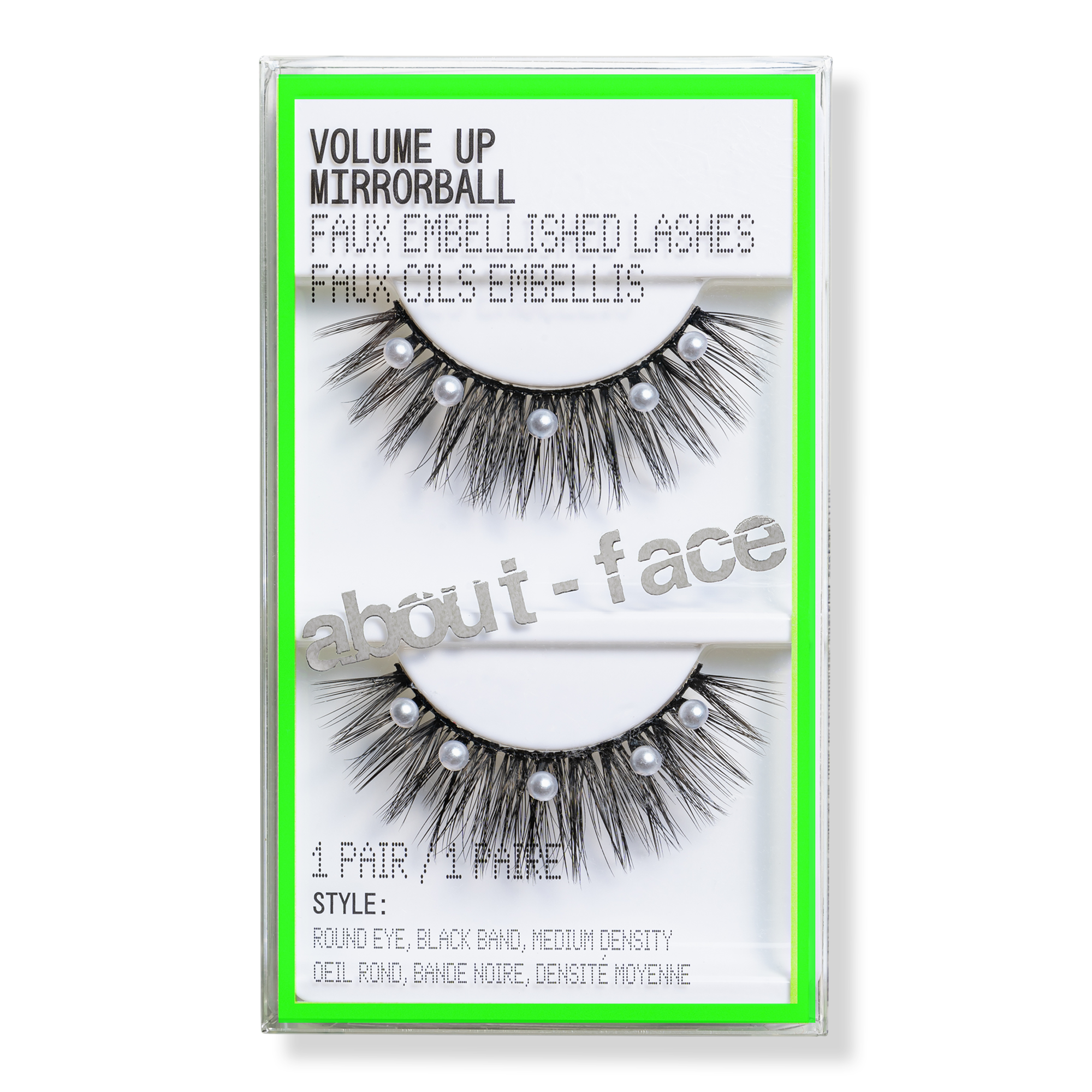 about-face Volume Up Faux Embellished Lashes - Mirrorball #1