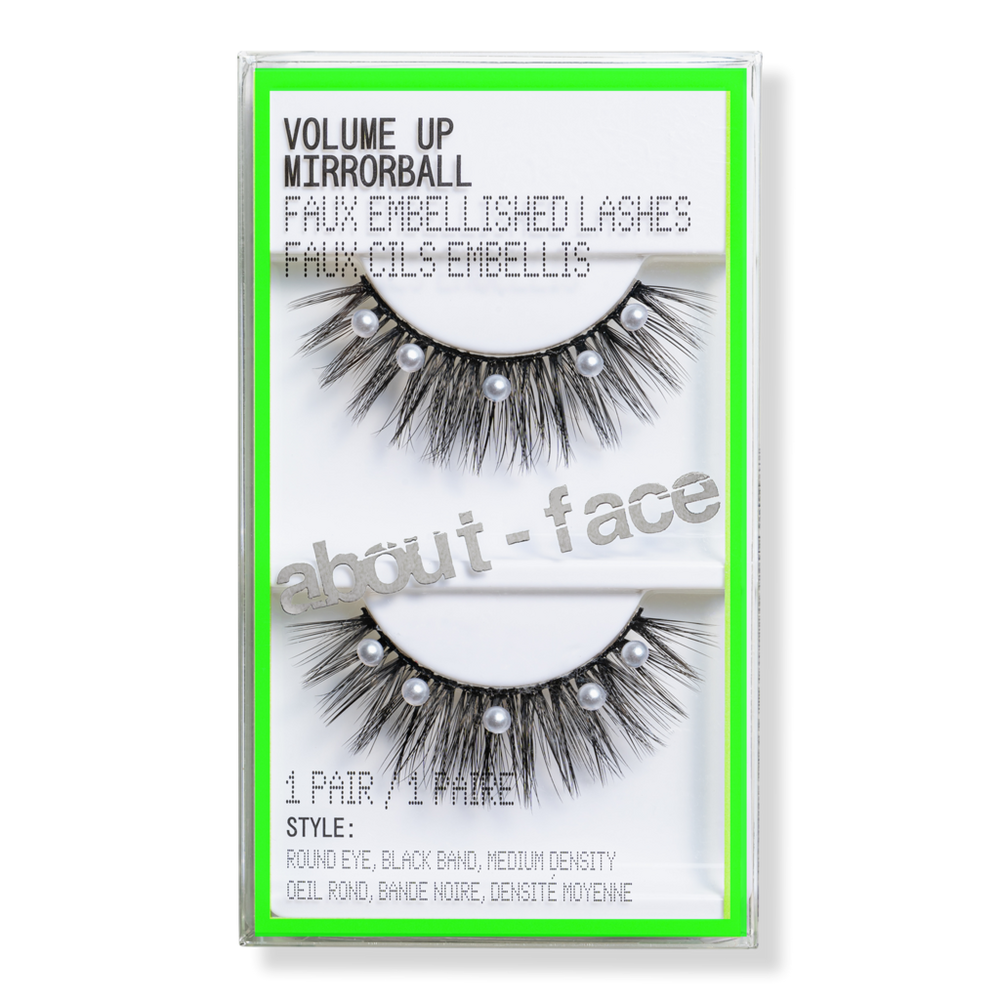 About-face Volume Up Faux Embellished Lashes - Mirrorball