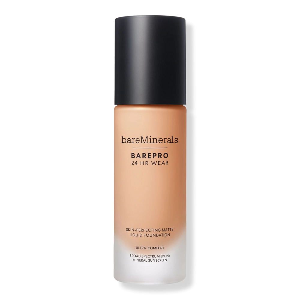 Bareminerals Barepro 24hr Wear Skin-perfecting Matte Liquid Foundation Mineral Spf 20 - Light 21 Warm