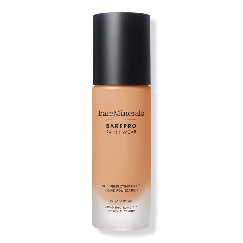 bareMinerals BAREPRO 24 HR ウォーム 15 ×3個 BAREPRO® 24HR Powder Foundation and Luxe Brush Bundle