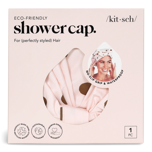 Kitsch Recycled Polyester Luxe Shower Cap #2