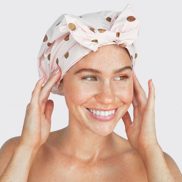 Kitsch Recycled Polyester Luxe Shower Cap #5