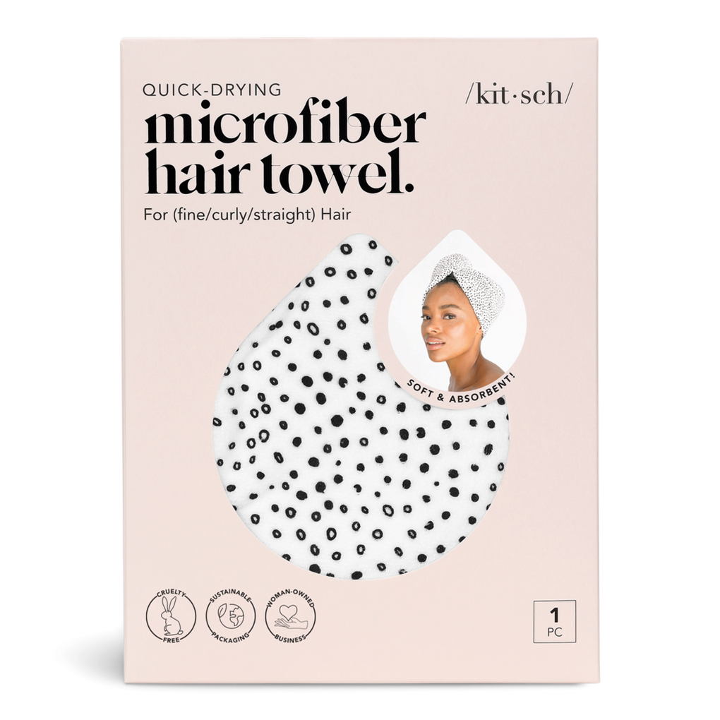 Microfiber Hair Towel in Palm Print – KITSCH