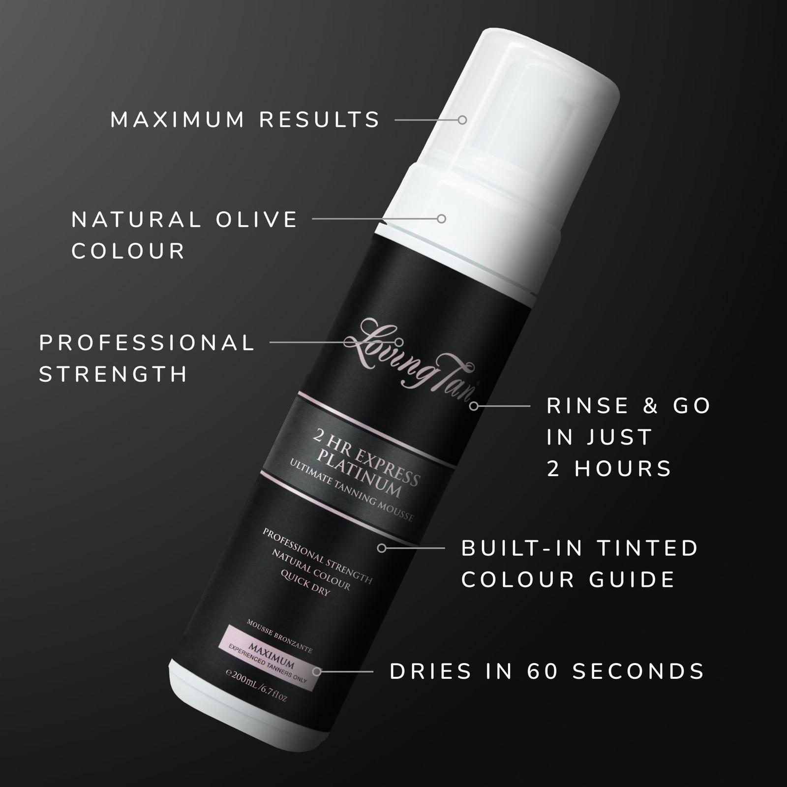 Platinum 2 HR Express Self Tanning Mousse
