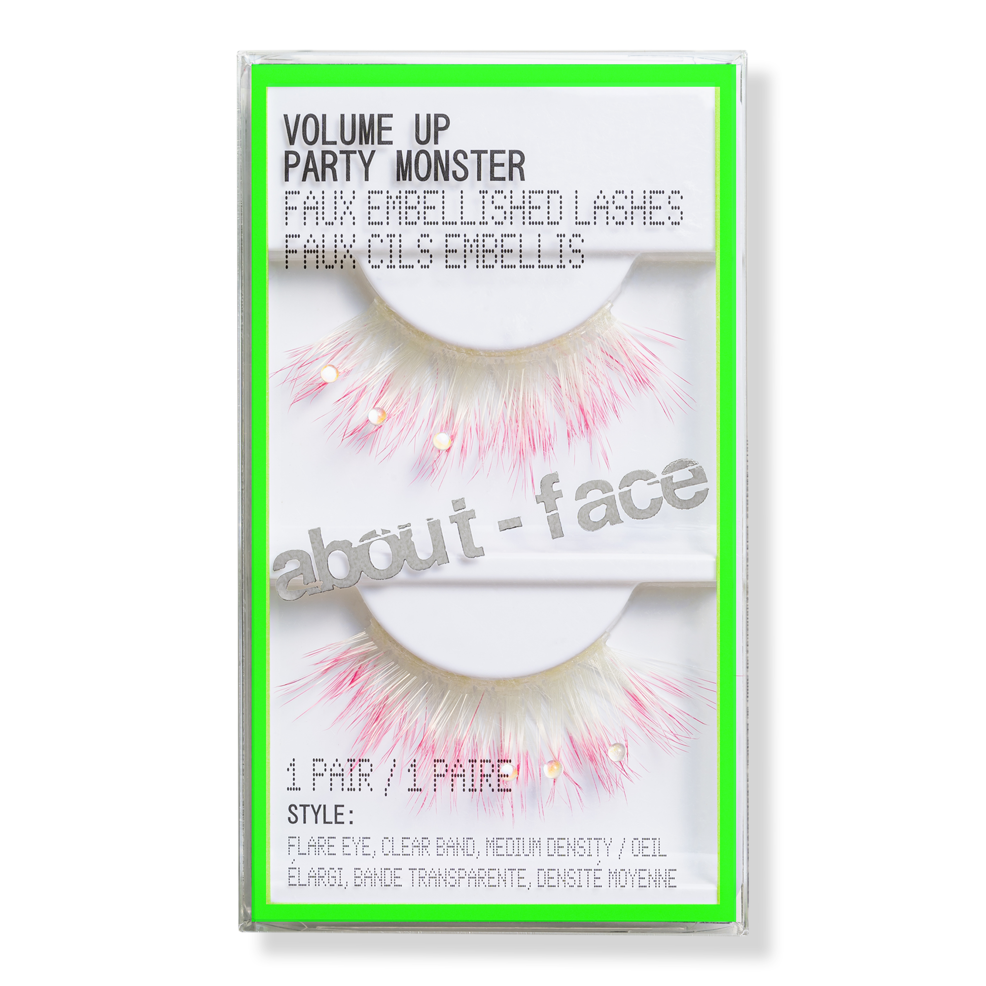 about-face Volume Up Faux Embellished Lashes - Party Monster #1