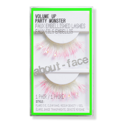 about-face Volume Up Faux Embellished Lashes - Party Monster Volume Up Faux Embellished Lashes - Party Monster