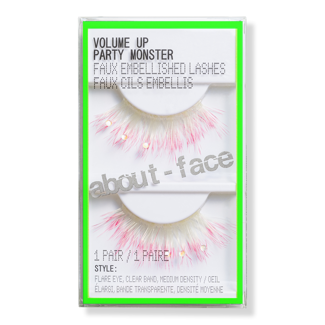 about-face Volume Up Faux Embellished Lashes - Party Monster #1