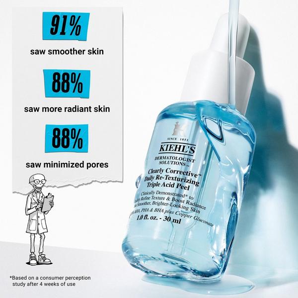 Kiehl's Since 1851 Clearly Corrective Daily Re-Texturizing Triple Acid Peel #3