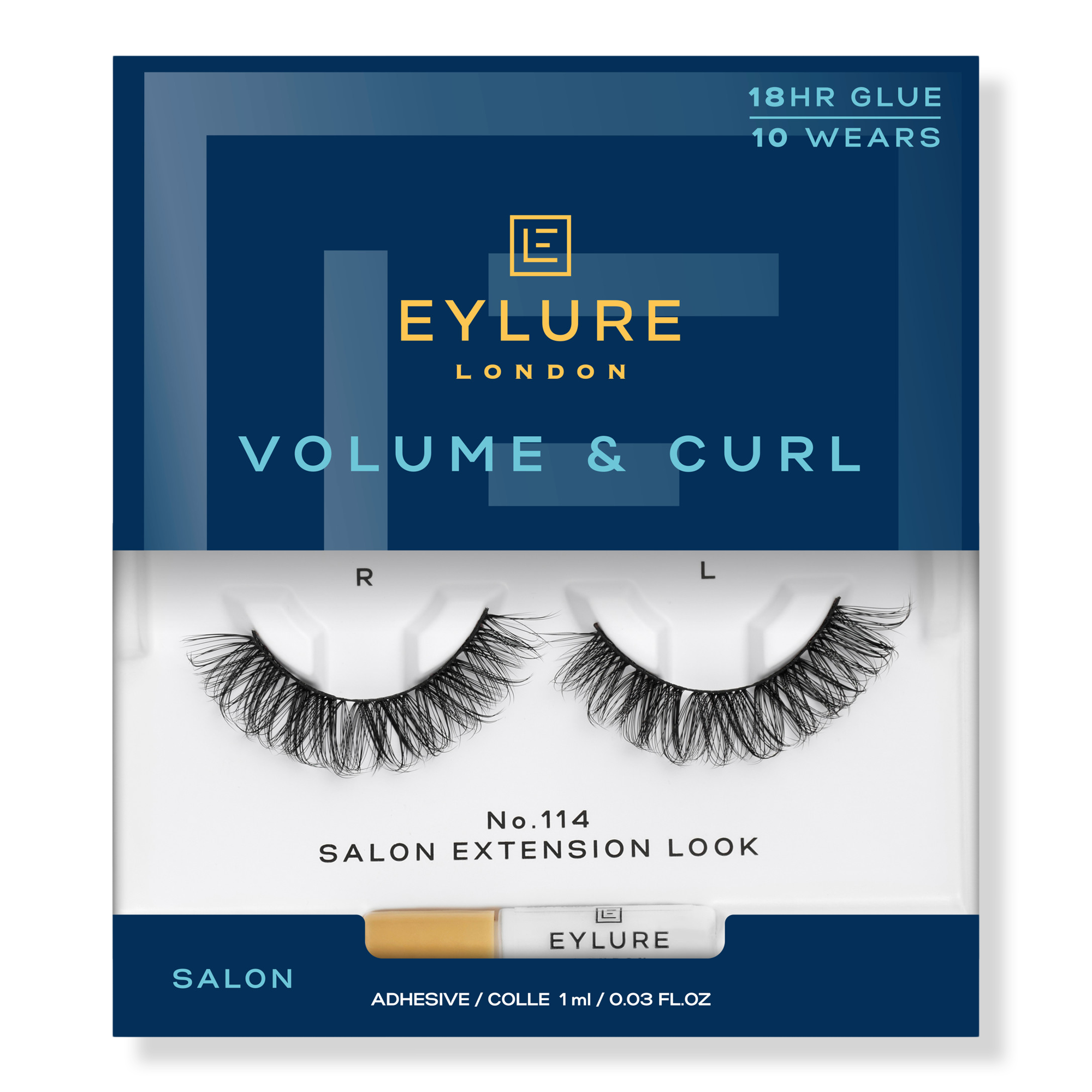 Eylure Volume No. 114 Salon Extension Look Eyelashes #1