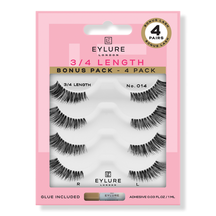 Eylure 3/4 Length Accent No. 014 Eyelashes Multipack #1