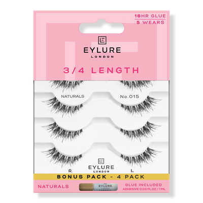 Eylure 3/4 No. 015 Light & Wispy Eyelashes Multipack