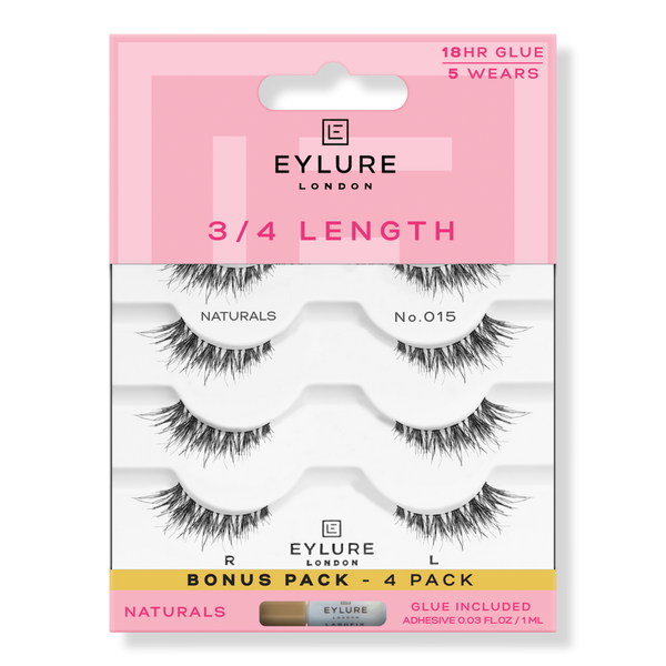 Eylure 3/4 No. 015 Light & Wispy Eyelashes Multipack #1