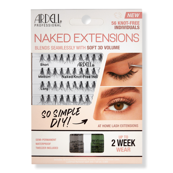 Ardell Naked Extensions Kit, Combo Individual Lashes #1