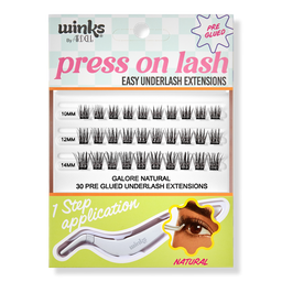 Ardell Winks Press On Pre-Glued Underlash Extensions - Galore Natural