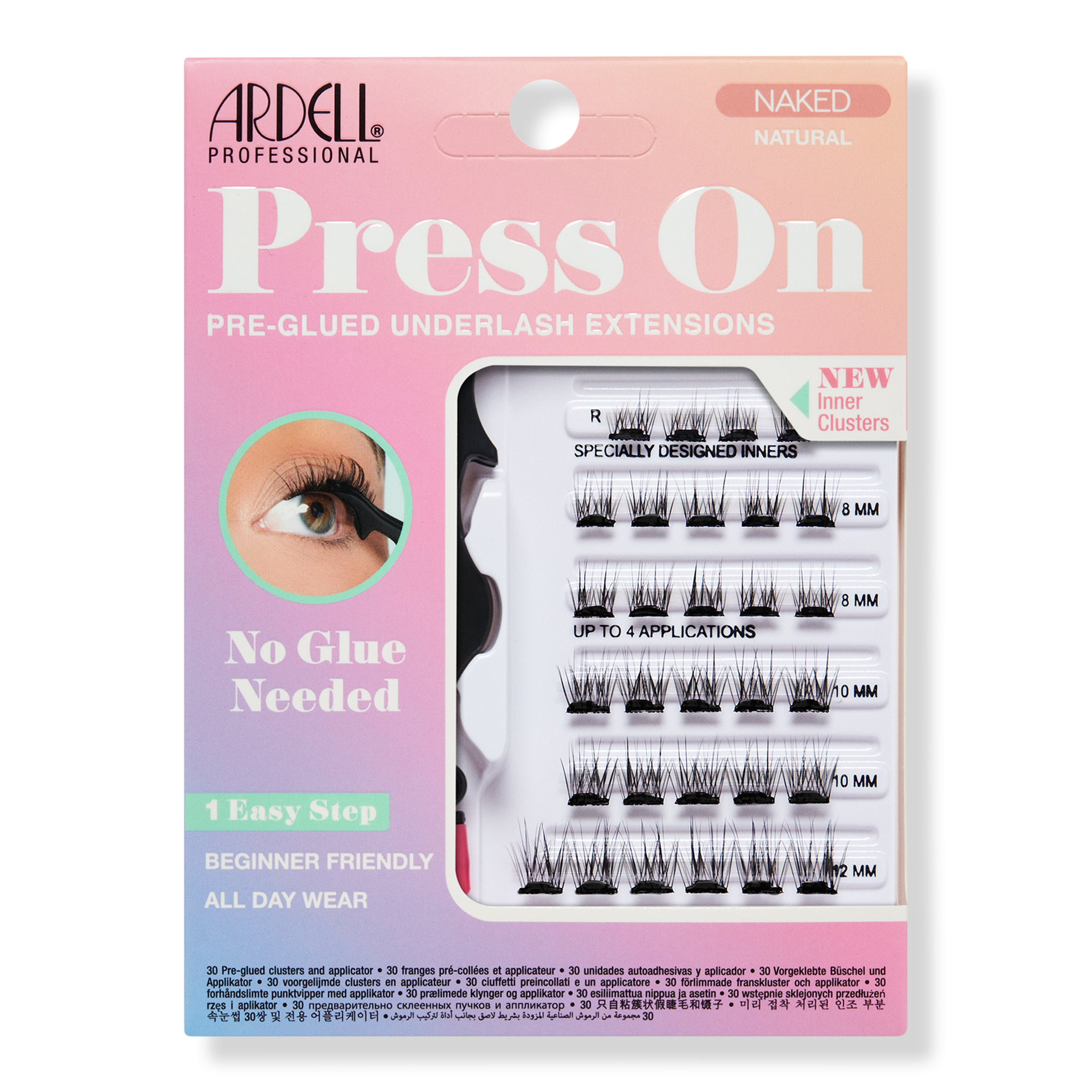 Ardell Naked Press On Natural, Lightweight Pre-glued Lashes #1