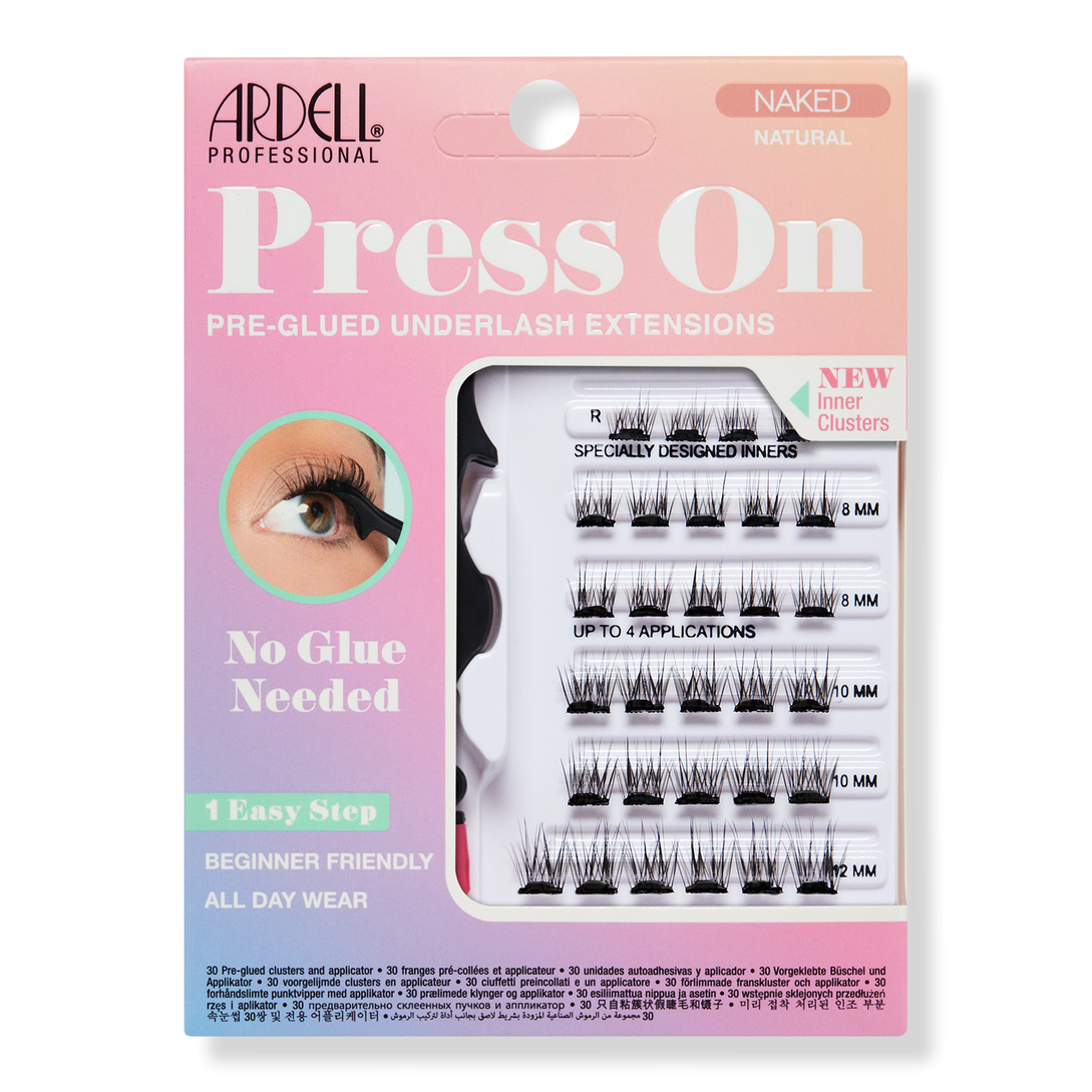 Naked Press On Natural, Lightweight Pre-glued Lashes - Ardell | Ulta Beauty