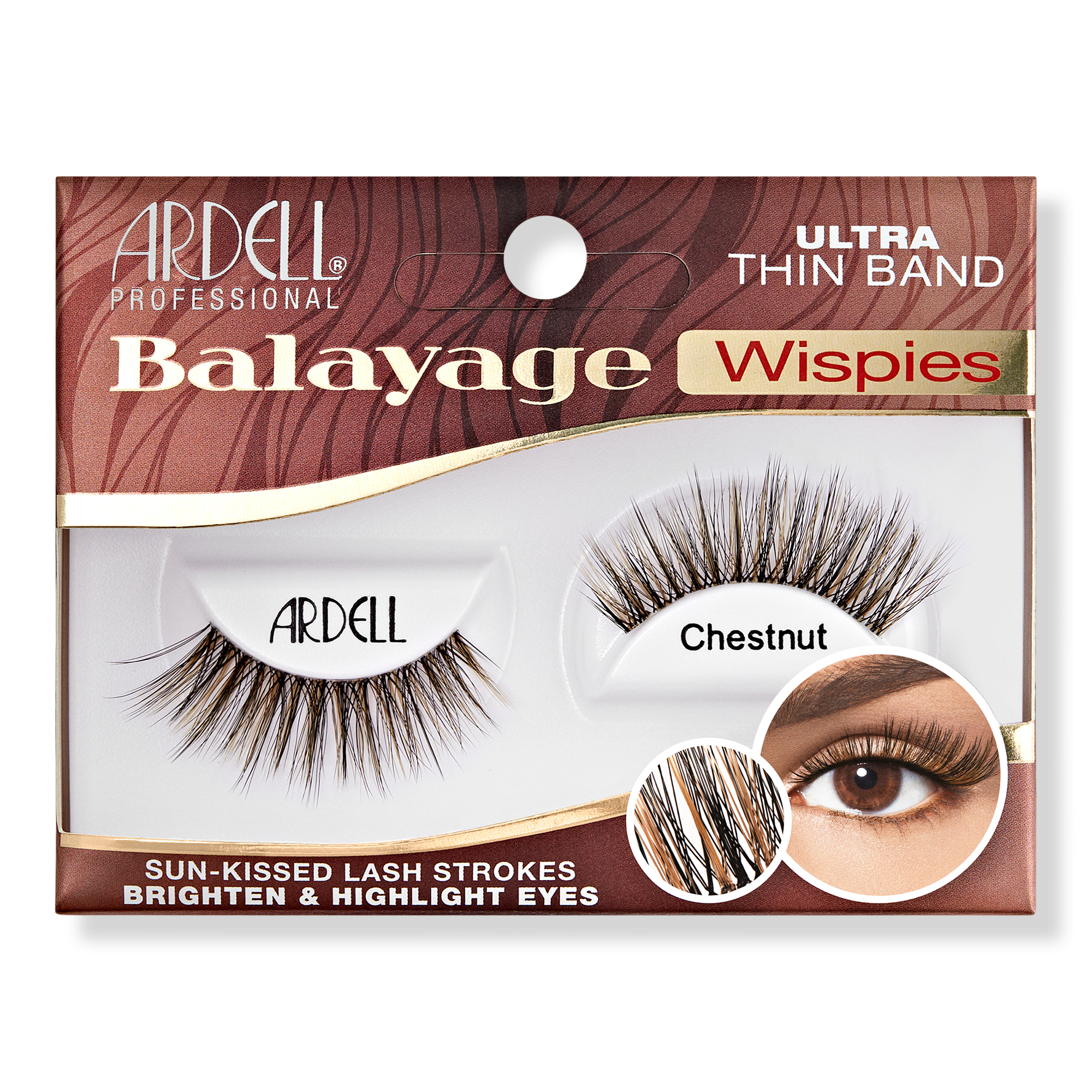 Ardell Balayage Multi-Dimensional Strip Lash, Chestnut #1