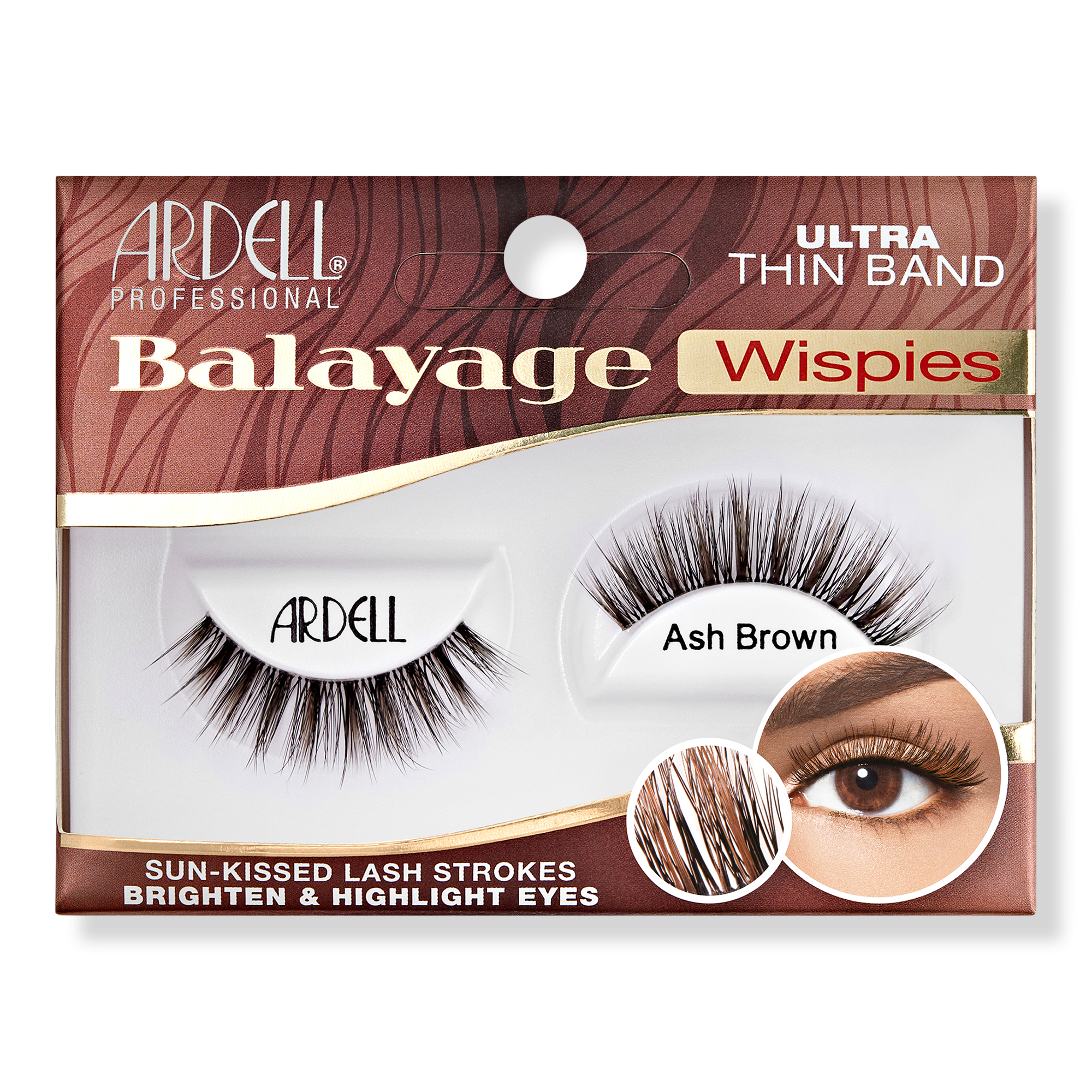 Ardell Balayage Multi-Dimensional Strip Lash, Ash Brown #1