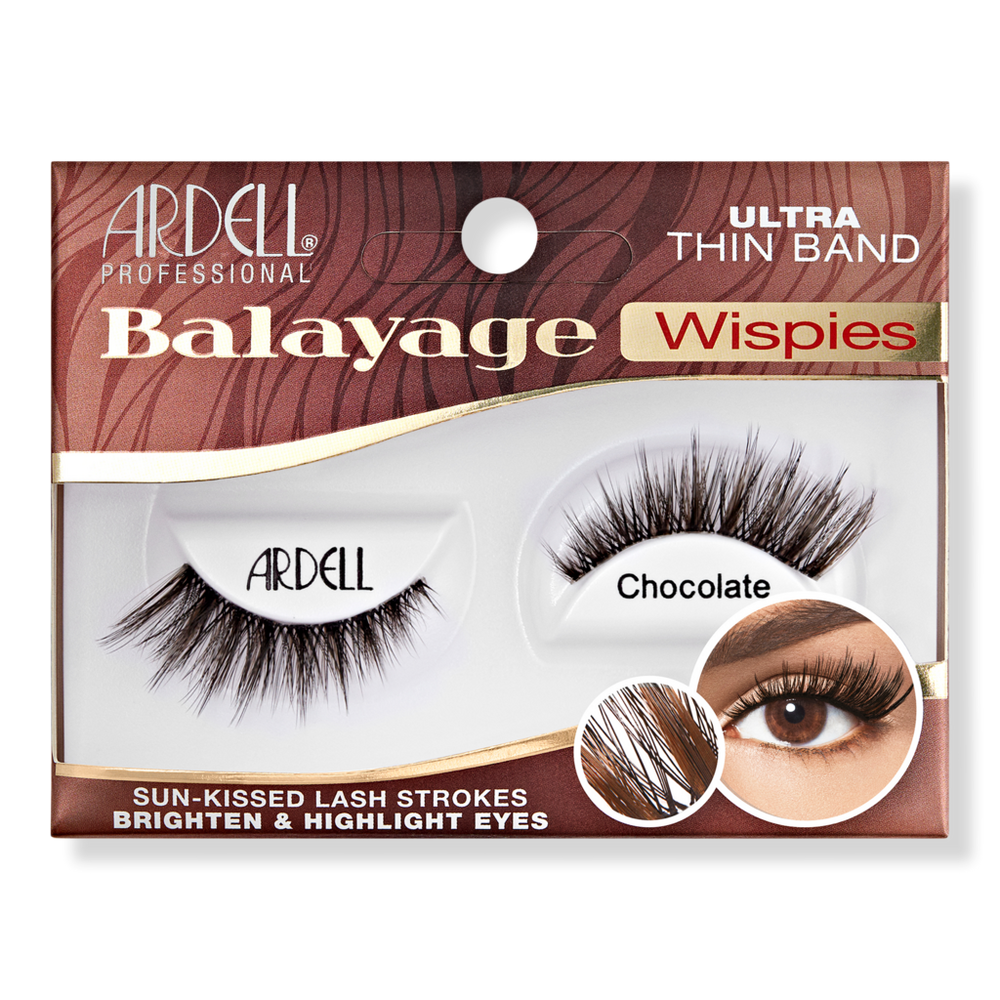 Balayage Multi-Dimensional Strip Lash, Chocolate
