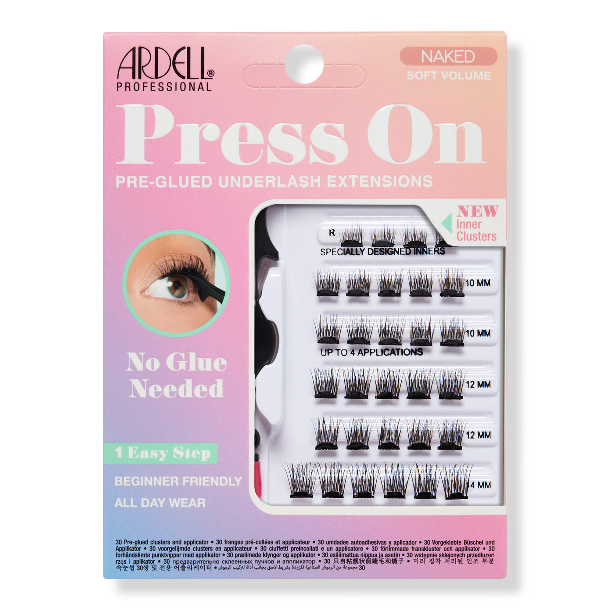 Ardell Naked Press On Soft Volume, Lightweight Pre-glued Lashes #1