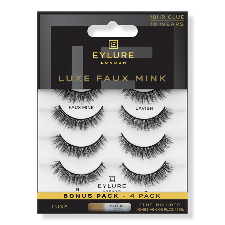 Eylure Luxe Faux Mink Natural Lavish Eyelashes Multipack #1