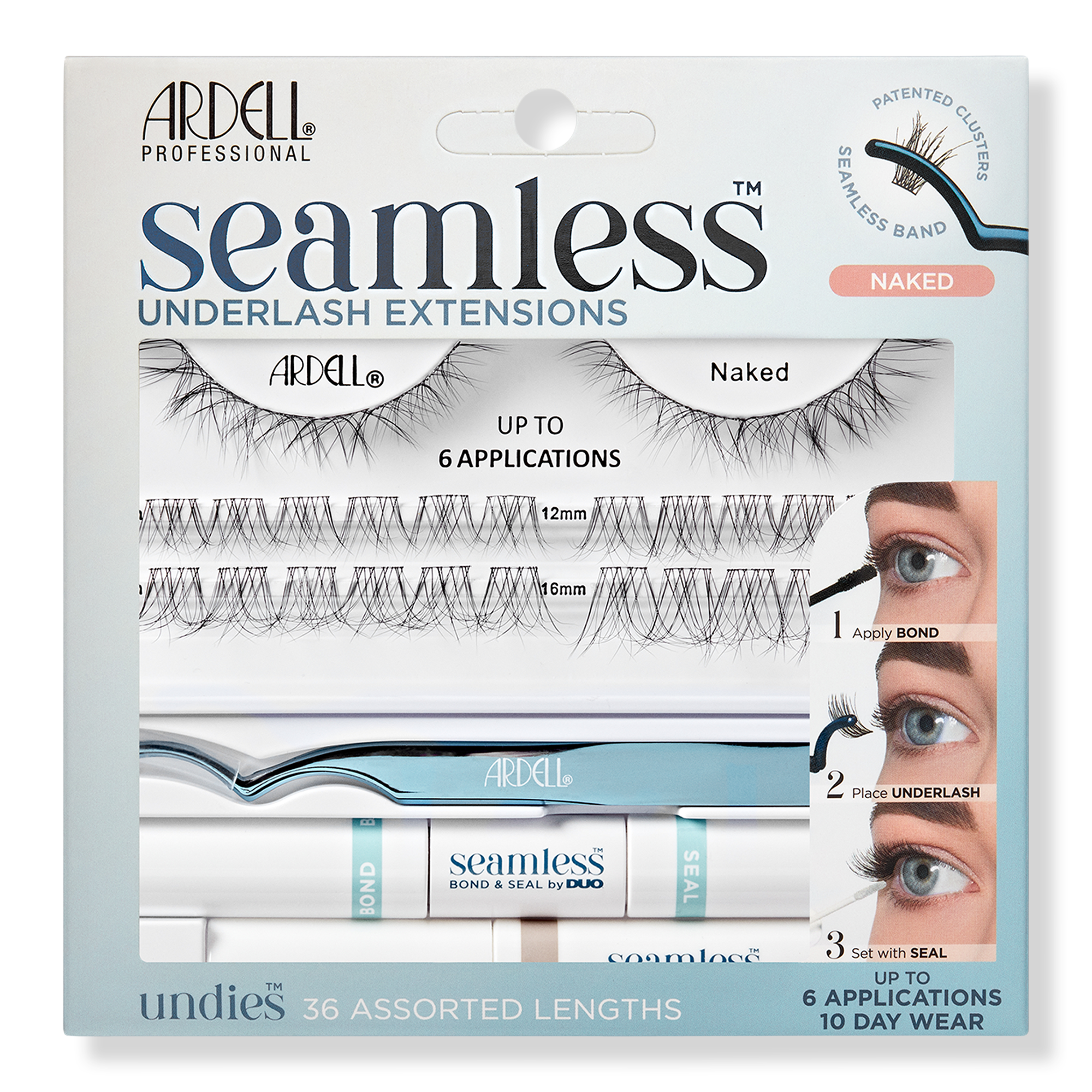 Ardell Seamless Naked Kit, Underlash Application #1