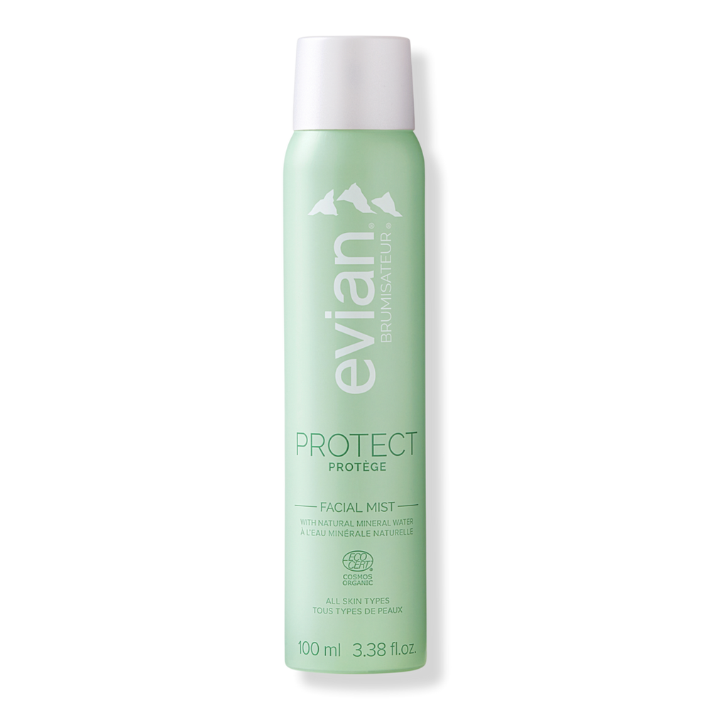 Evian Mineral Spray Protect Facial Mist With Natural Mineral Water