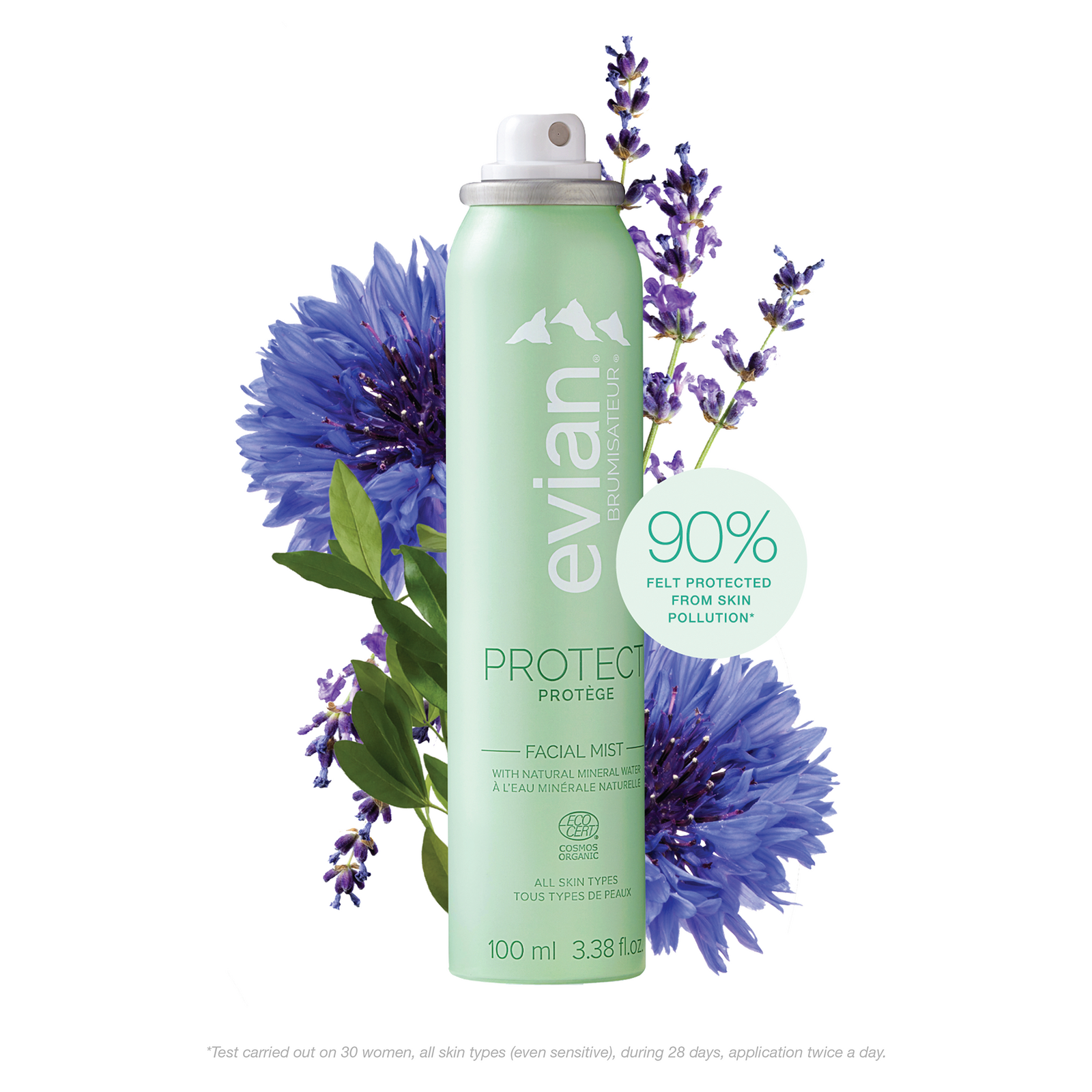 Protect Facial Mist with Natural Mineral Water