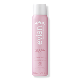 Evian Mineral Spray Glow Facial Mist with Natural Mineral Water