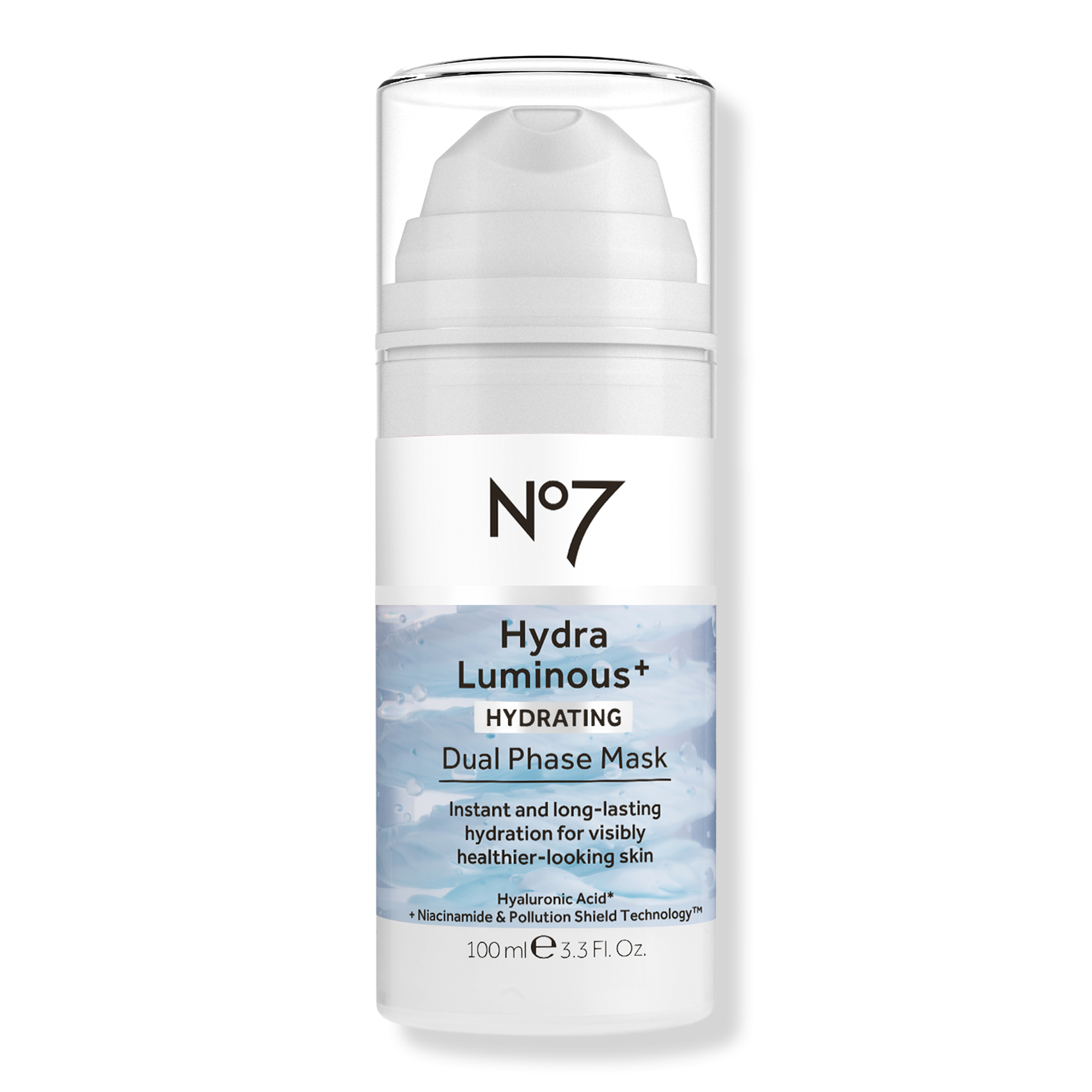 No7 HydraLuminous+ Hydrating Dual Phase Mask #1