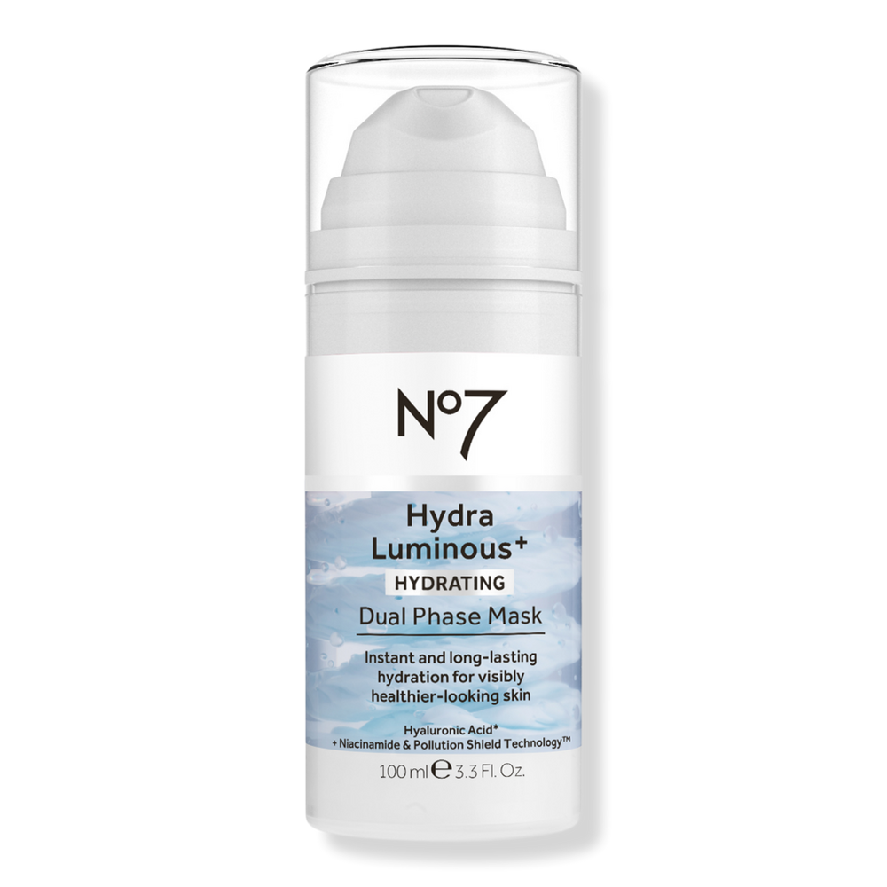 No7 Hydraluminous+ Hydrating Dual Phase Mask