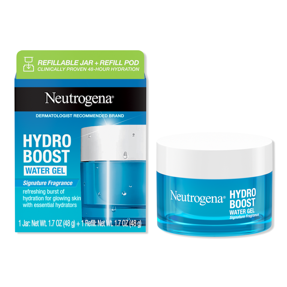 Neutrogena Hydro Boost Water Gel, Refillable Jar + Refill Pod