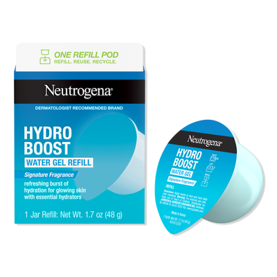 Neutrogena Hydro Boost Water Gel, Refillable Jar + Refill Pod