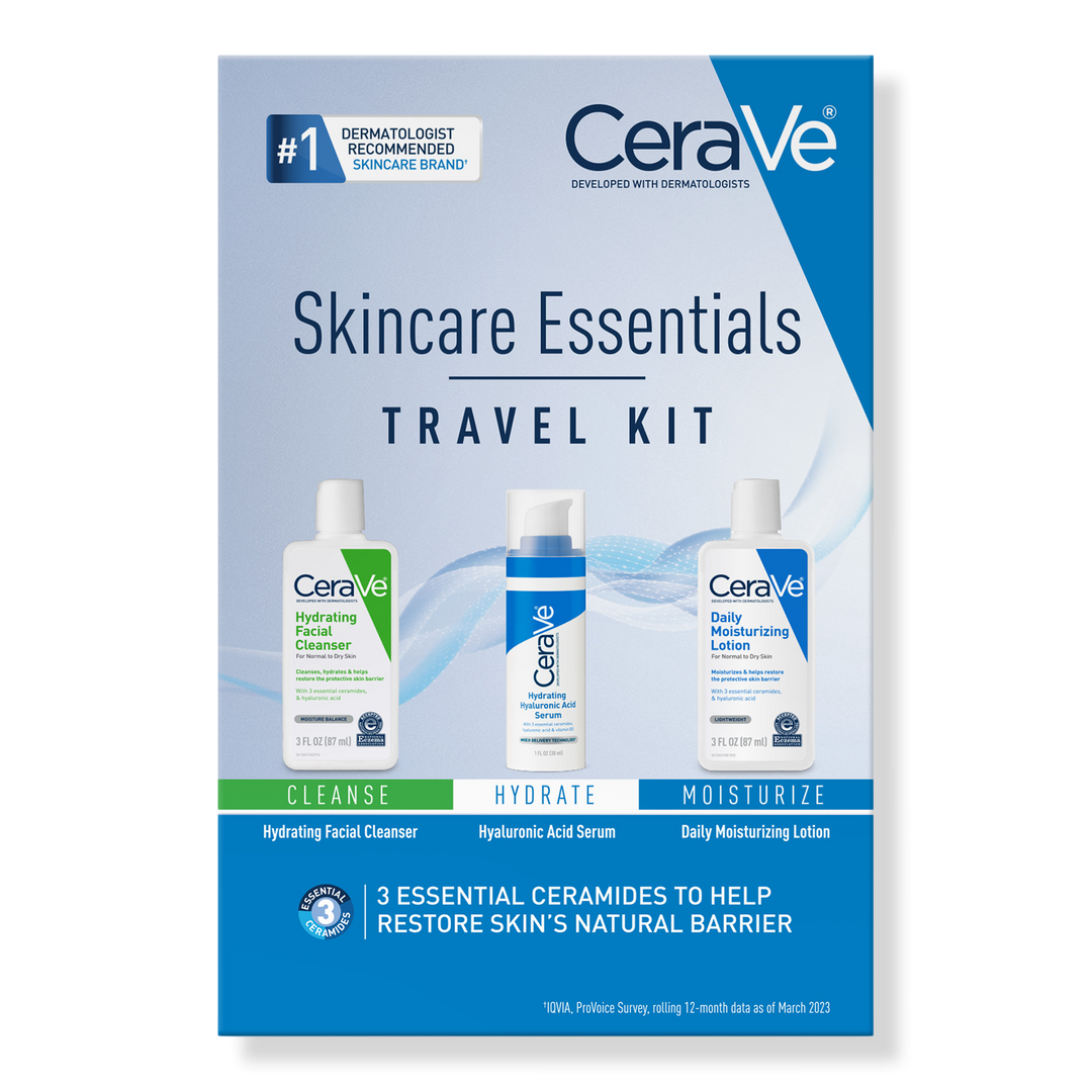 CeraVe Skincare Essentials Travel Size Kit for Balanced to Dry Skin #1