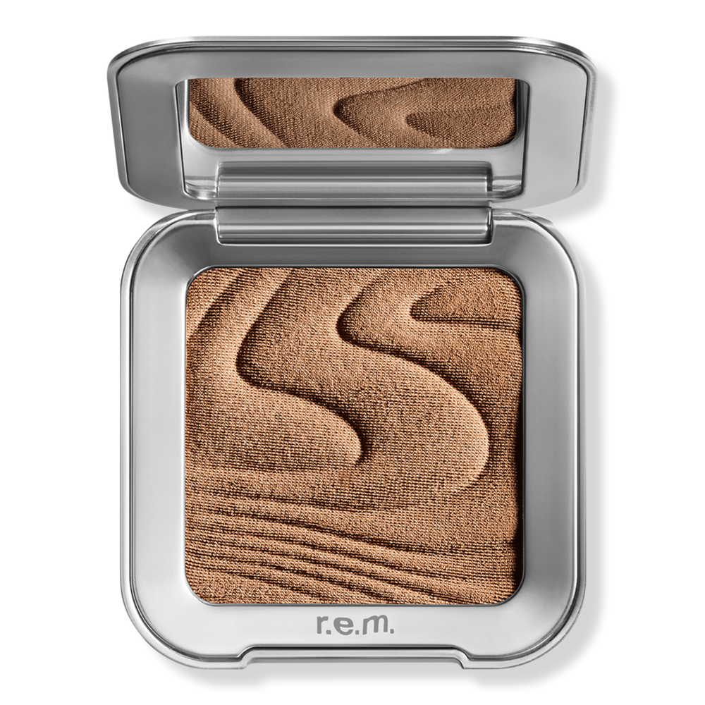R.e.m. Beauty Hypernova Satin Matte Bronzer - Out Of Office In Blue
